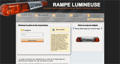 Desktop Screenshot of depannage.rampes-lumineuses.com