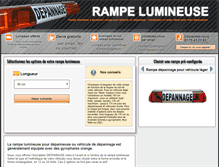 Tablet Screenshot of depannage.rampes-lumineuses.com