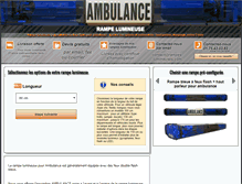 Tablet Screenshot of ambulance.rampes-lumineuses.com